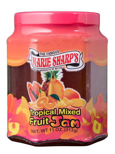 Marie Sharp's Tropical mixed fruit jam - All natural - made in Belize.